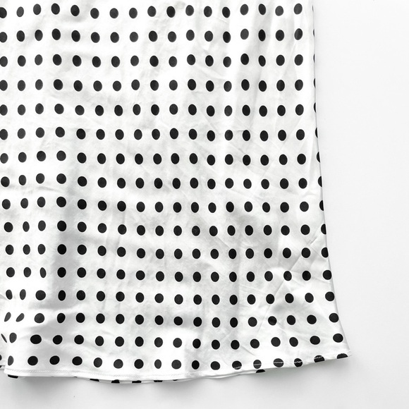 Zara Satin Polkadot Midi Slip Dress - Picture 9 of 13